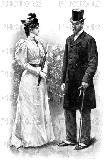 Eve's Ransom..."Your contempt for me is beyond expression, isn't it?", 1895. Creator: George Meisenbach.