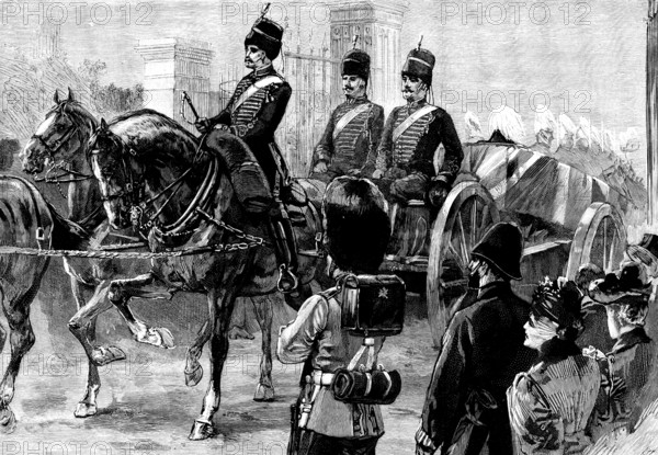 The Funeral of Field-Marshal Sir Patrick Grant, 1895. Creator: P Naumann.