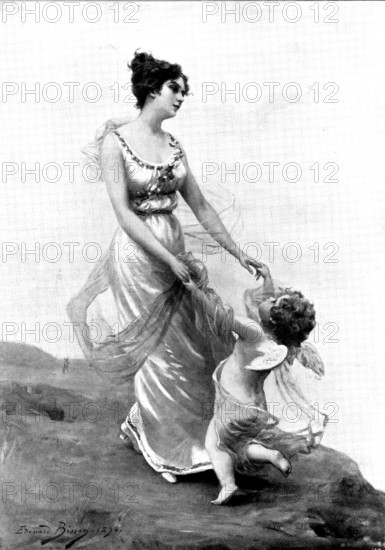 The Advent of Spring, 1895. Creator: Berlin Photographic Co.