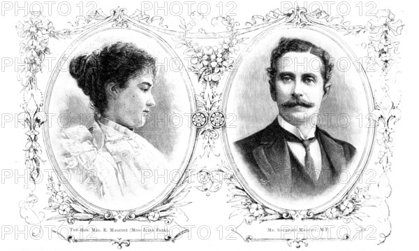 Marriage of the Hon. Miss Peel and Mr. Rochfort Maguire, 1895. Creator: Unknown.