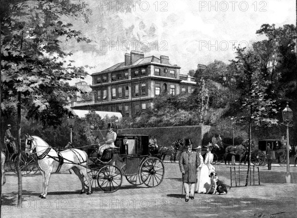 The London Season: Marlborough House, 1895. Creator: P Naumann.