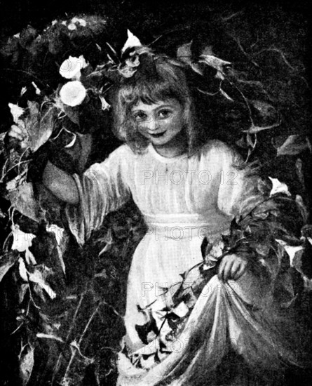 Pictures from the New Gallery: Wreaths and Smiles - Miss Blanche Jenkins, 1895. Creators: Unknown, Blanche Jenkins.