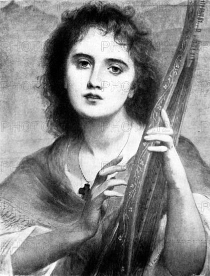 Pictures from the New Gallery: Erin - C. E. Hallé, 1895. Creator: George Meisenbach.