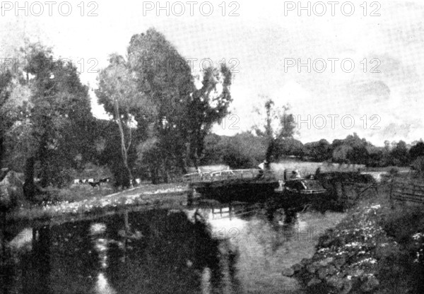 Pictures from the Royal Academy: England's Canals; Kennet and Avon - D. Murray, A.R.A., 1895. Creator: Unknown.