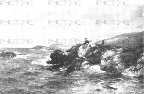 Pictures from the Royal Academy: "The Sea will Ebb and Flow" - P. Graham, R.A., 1895. Creator: George Meisenbach.