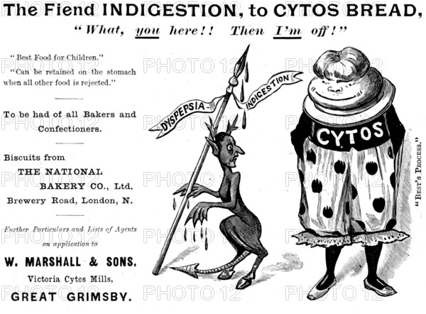 Advertisement for Cytos Bread, 1895. Creator: Unknown.