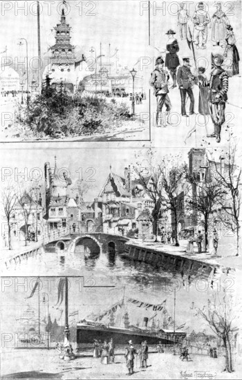 The Amsterdam Exhibition - opened on May 11, 1895. Creator: Unknown.