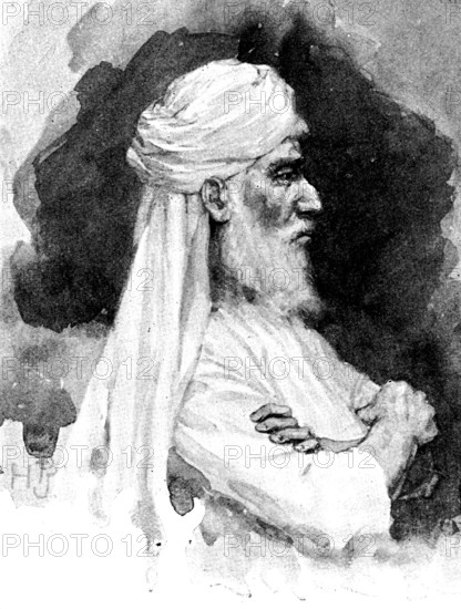 The Chitral Expedition: Swat chief who surrendered after the Malakand Fight, 1895. Creator: Unknown.