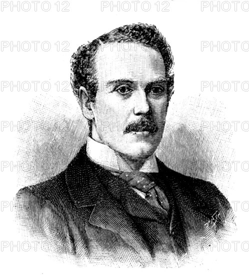 The Hon. Alfred Lyttelton, new M.P. for Warwick and Leamington, 1895.  Creator: P Naumann.