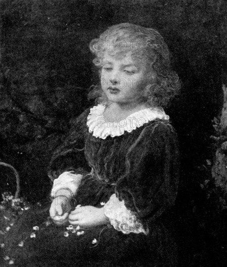 Beautiful Children at the Grafton Gallery: The Broken Daisy Chain - J. Sant, R.A., 1895. Creator: Unknown.