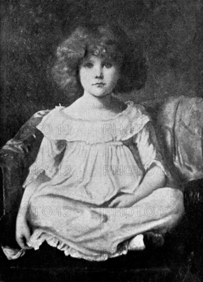 Beautiful Children at the Grafton Gallery: Cicely, Daughter of E. Wormald... - W. B. Richmond, 1895. Creator: Unknown.