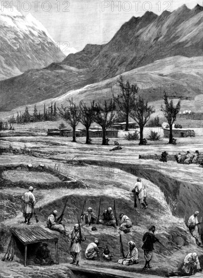 The Chitral Expedition: the Siege of Reshun, 1895. Creator: P Naumann.