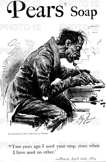 Advertisement for Pears' Soap, 1895. Creator: Unknown.