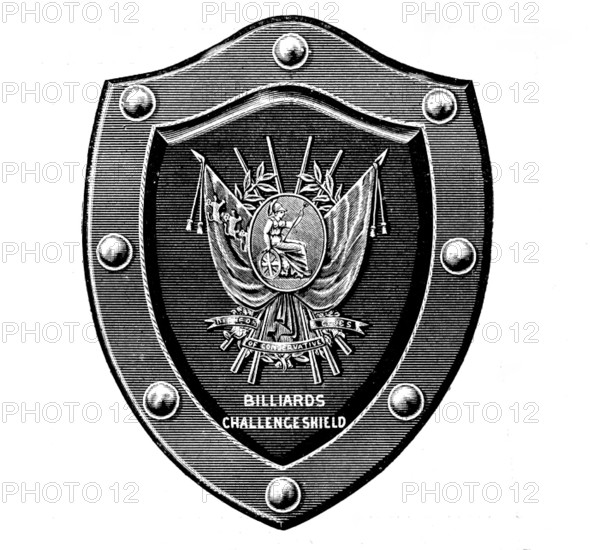 Conservative Clubs' Billiard Challenge Shield, 1895. Creator: Unknown.