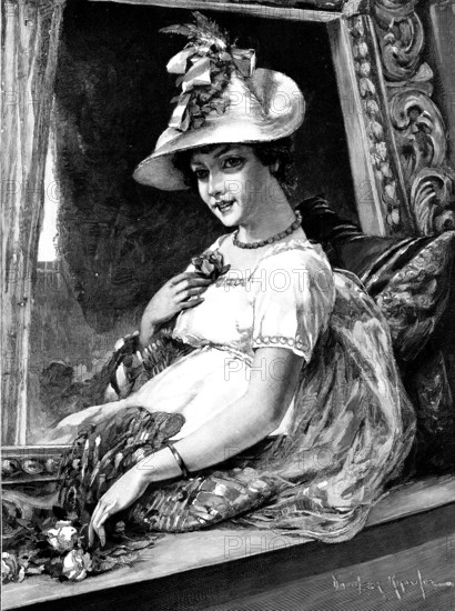 In A Gondola, 1895. Creator: R. Taylor.