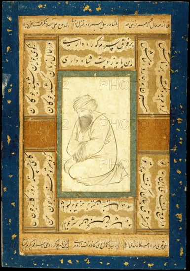 Seated Dervish, c1650. Creator: Unknown.