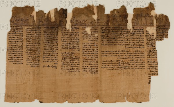 The Book of the Dead of Nes-Min, Section 1, c200-30 BC. Creator: Unknown.