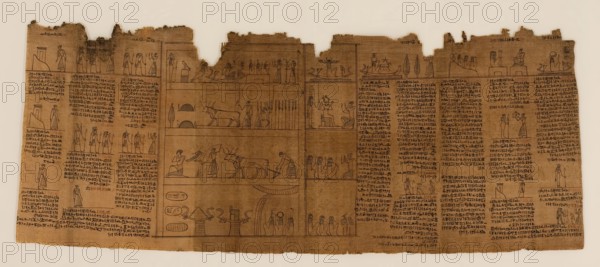 The Book of the Dead of Nes-Min, Section 11, c200-30 BC. Creator: Unknown.