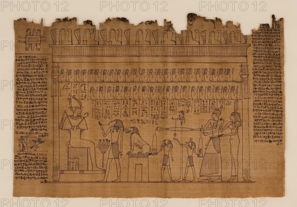 The Book of the Dead of Nes-Min, Section 13, c200-30 BC. Creator: Unknown.