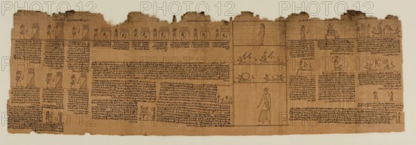 The Book of the Dead of Nes-Min, Section 14, c200-30 BC. Creator: Unknown.
