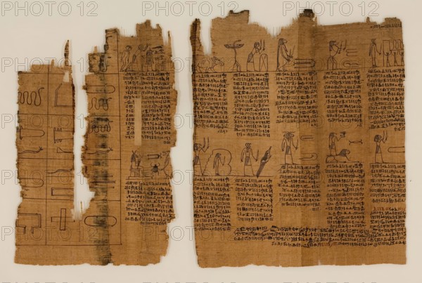 The Book of the Dead of Nes-Min, Section 19, c200-30 BC. Creator: Unknown.