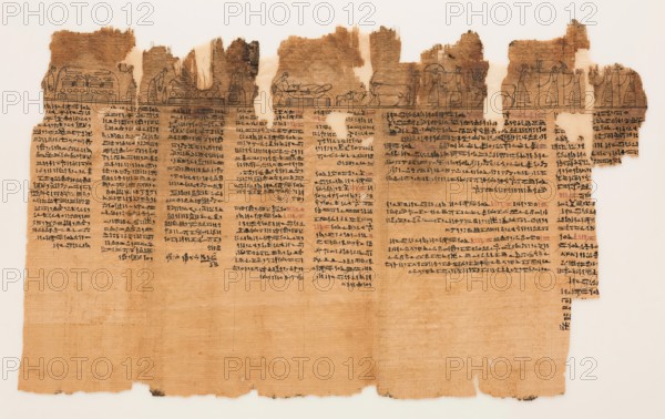 The Book of the Dead of Nes-Min, Section 2, c200-30 BC. Creator: Unknown.