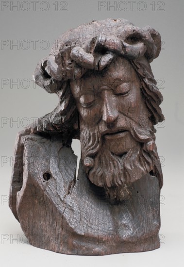 Bust of Crucified Christ, c1500. Creator: Unknown.