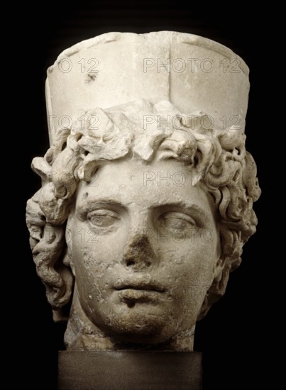 Roman Head of a Male Deity, Perhaps Aristaeus, 2nd century. Creator: Unknown.