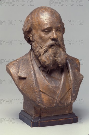 Portrait of a Man, c1855. Creator: Albert Ernest Carrier de Belleuse.