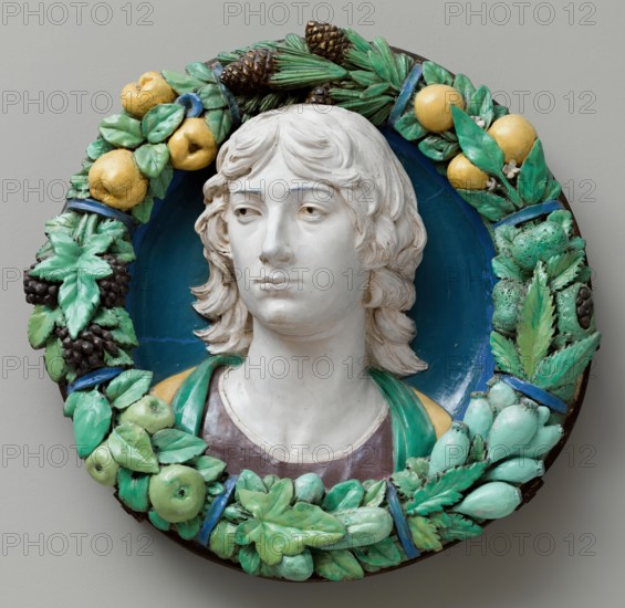 Head of a Youth, between mid-15th and early 16th century. Creators: Andrea della Robbia, Studio of Andrea della Robbia.