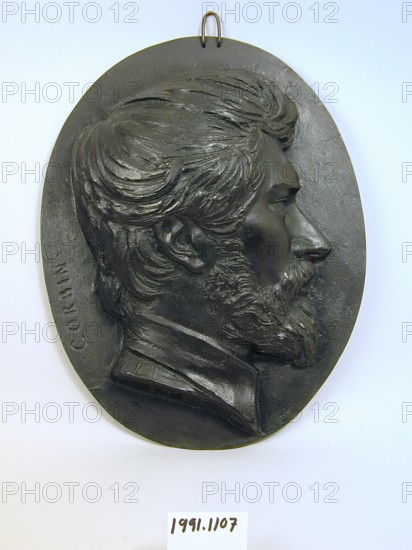 Portrait of the Painter Pierre Victor Corbin, 1839. Creator: Antoine Etex.