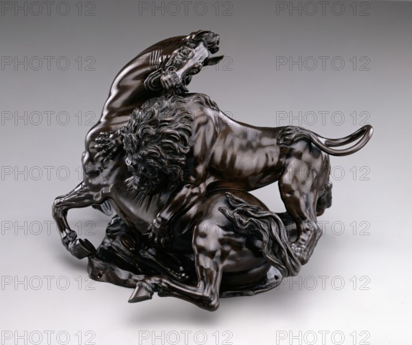Lion Attacking Horse, c.between 1580 and 1590. Creator: Antonio Susini.