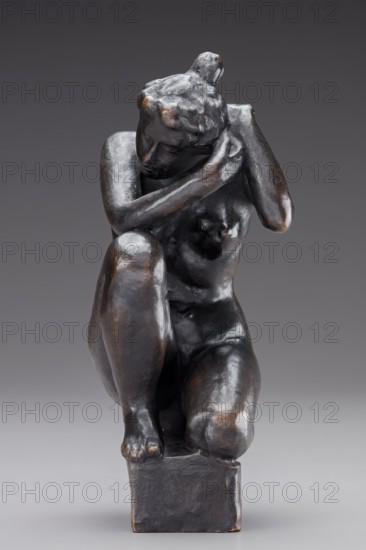 Crouching Female, c1900. Creator: Aristide Maillol.