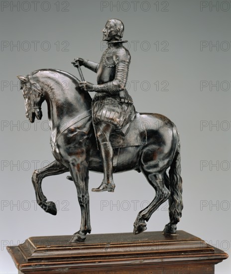 Don Gaspar de Guzman, Duke of San Lucar, known as the Count-Duke of Olivares...between 1630 and 1635 Creator: Francesco Fanelli.