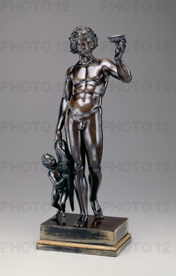 Bacchus and a Young Satyr, c1640. Creator: Giovanni Francesco Susini.