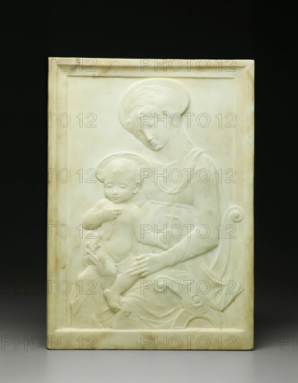 Madonna and Child, between 1464 and 1480. Creators: Virgin Mary, Jesus Christ, Mino da Fiesole.