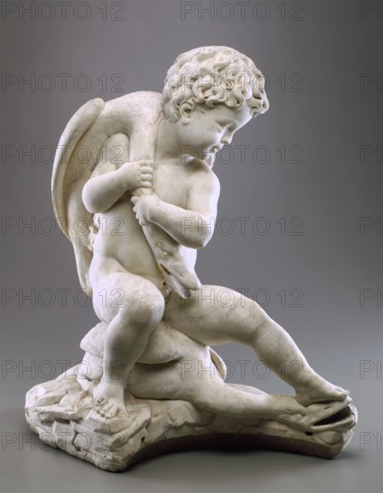 Putto and Two Geese, c.between 1550 and 1560. Creator: Circle of Niccolò Tribolo.