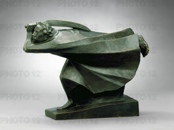 The Avenger, 1914, cast 1930. Creator: Ernst Barlach.