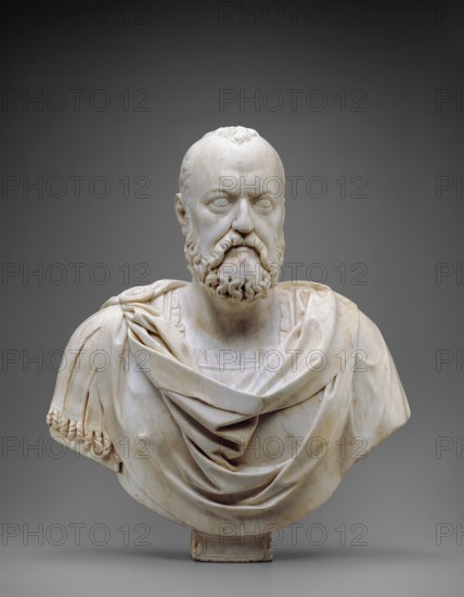 Bust of Cosimo I, Grand Duke of Tuscany, c1572. Creator: Giovanni Bandini.
