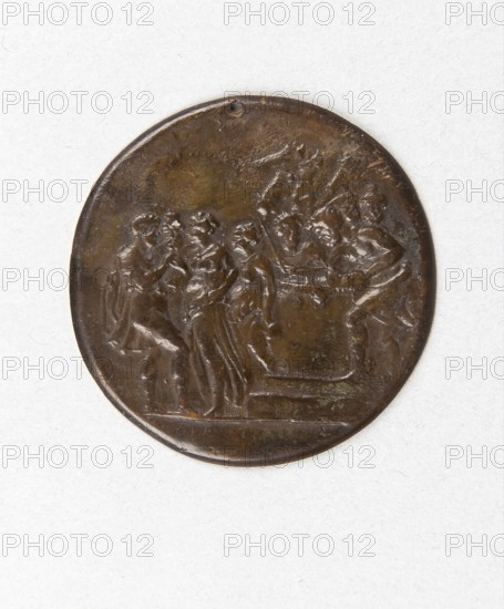 Isaac and Rebecca, between 1500 and 1550. Creator: Giovanni Bernardi da Castelbolognese.