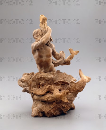 Triton with a Sea Serpent, c1630s, before 1642. Creator: Gian Lorenzo Bernini.