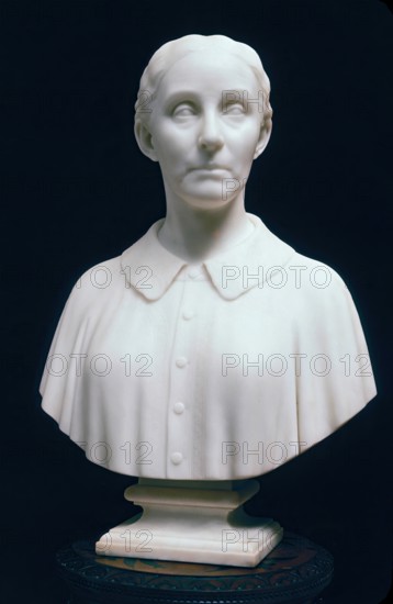 Alma Hammond L'Hommedieu, modelled 1870 or 1871, carved 1873. Creator: Hiram Powers.