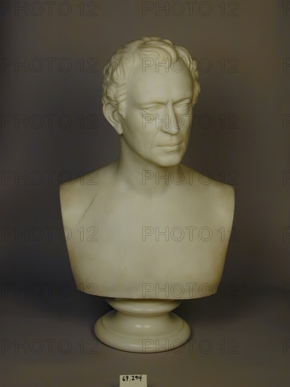 Edward Everett, modelled 1841, carved ca. 1855. Creator: Hiram Powers.