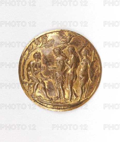 The Judgement of Paris, early 16th century. Creator: Master IO.FF..