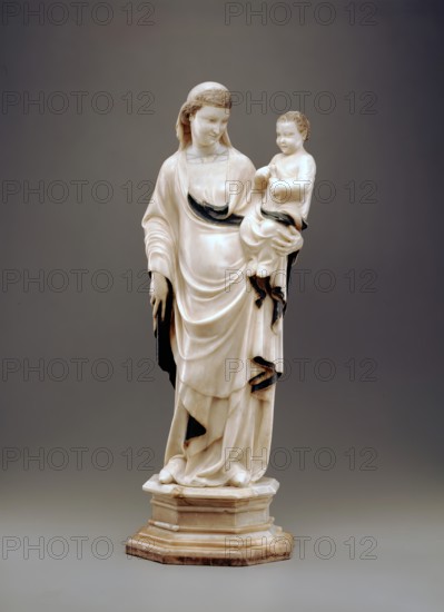 Madonna and Child, between 1350 and 1360. Creators: Virgin Mary, Jesus Christ, Nino Pisano.