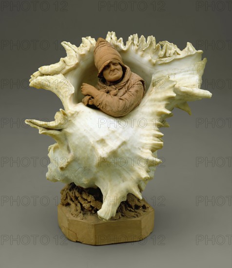 Hermit Crab, 1848. Creator: Pierre-Adrien Graillon.