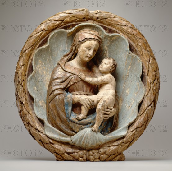 Madonna and Child, between 1480 and 1500. Creators: Virgin Mary, Jesus Christ, Leonardo del Tasso.