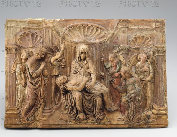 Pieta, c1470. Creators: Francesco di Cristoforo Riccomani, Leonardo di Cristoforo Riccomani.