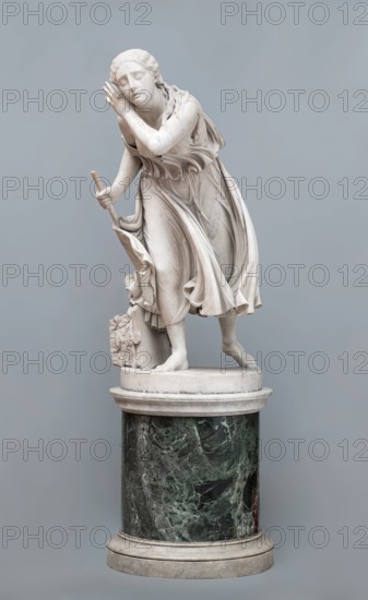 Nydia, the Blind Girl of Pompeii, c1850s. Creator: Randolph Rogers.