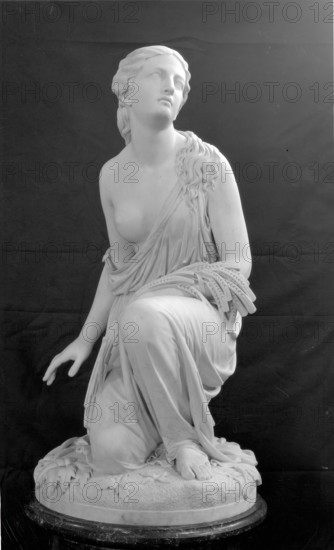 Ruth Gleaning, modelled 1850, carved between 1853 and 1883. Creator: Randolph Rogers.